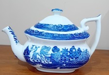 Old willow tea pot adderley - old, by