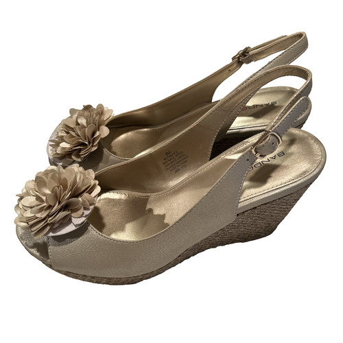 Bandolino ivory gold womens - bandolino,