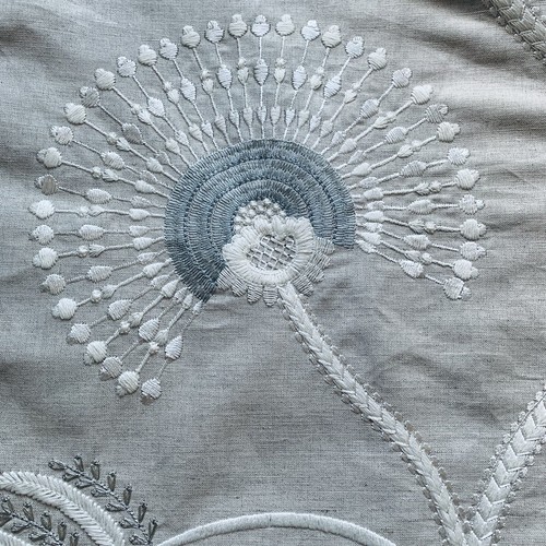 Harlequin embroidered curtain - embroidered,