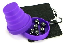 TRAVEL DICE CUP SET Folding