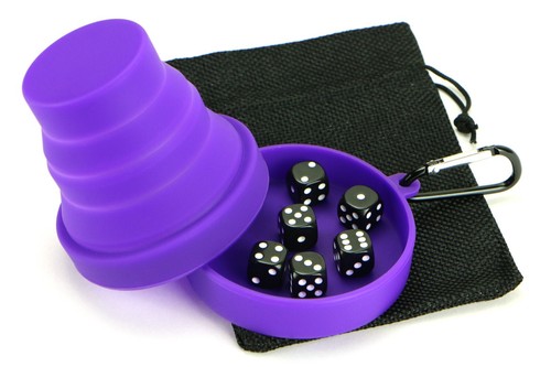 Travel dice cup set - dice,