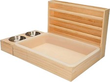 3-In-1 Wooden Hay Rack Feeder