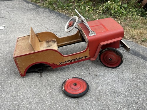 Vintage pedal car - vintage,