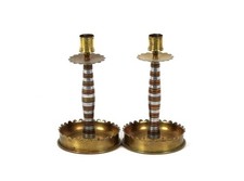 Unusual Pair WW1 Trench Art