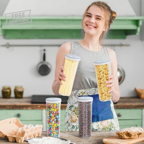 Plastic tall food storage - plastic,