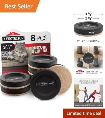 Heavy duty felt sliders - heavy-duty, for