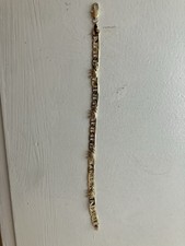 Gold 8in Bracelet with