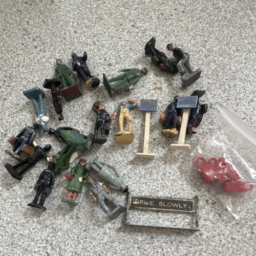 Painted plastic model railway - painted,