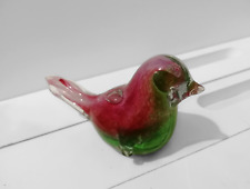 Vintage Murano Style Bird Art