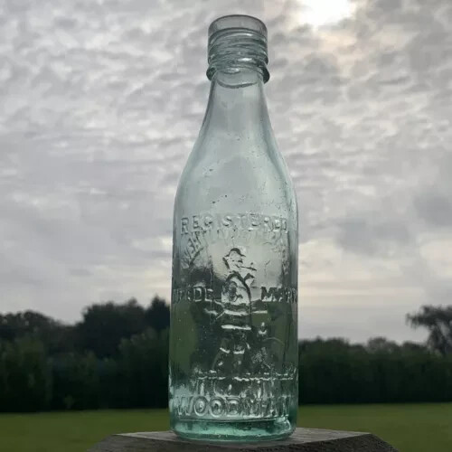 Vintage pictorial bottle - vintage,