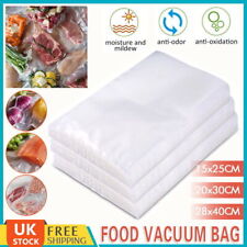100/200 Food Vacuum Sealer Bags Vaccum Food Saver Storage Seal Bag Pack Embossed