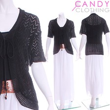 New Womens Knitted Bolero