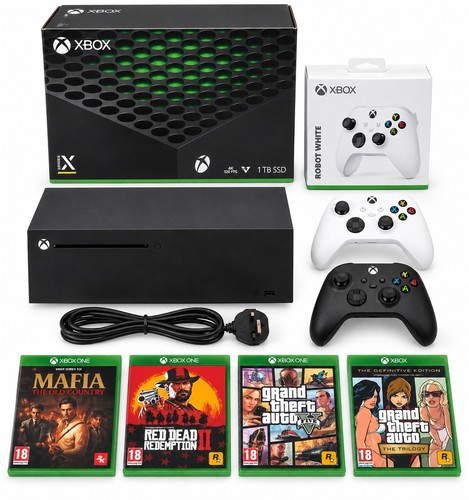 Boxed microsoft xbox - series, x