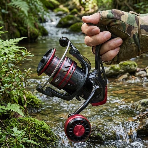Long cast fixed spool - reel, for