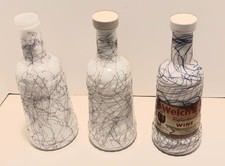 Hazel Atlas Welch's Wine Bottle, Vintage 1954-1955 Milk Glass, Collectible Decor