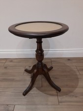 Vintage Side Occasional Lamp Folding Table 40cm Diameter 51cm High