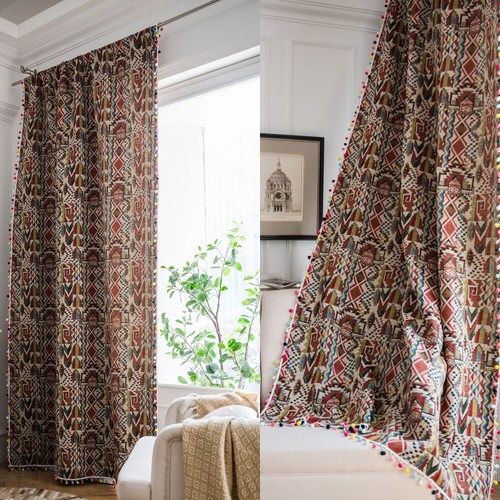 Indian curtain hippie - indian,