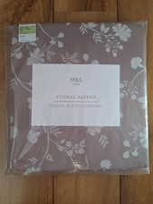 New M&S Floral Sateen Pencil