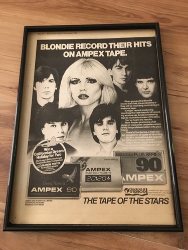Blondie ampex tape 1980 - blondie-ampex, tape-1980