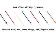 Electric Fence Poly Posts 4ft