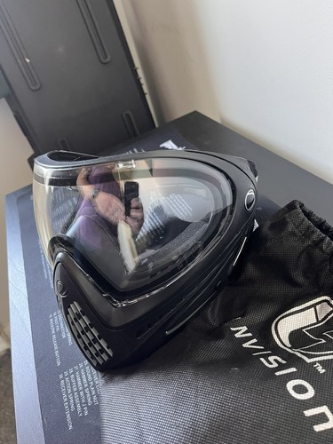 Black dye paintball mask - dye, i4