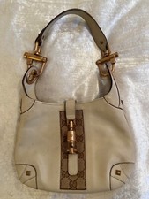 Gucci 2000's cream leather handbag small