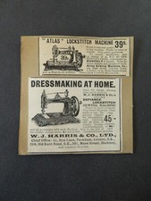 Atlas Lockstitch & WJ Harris