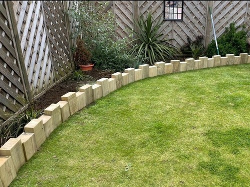 Garden lawn edging sleeper - lawn,
