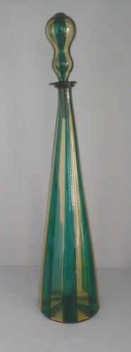 Murano art glass bottle - art,