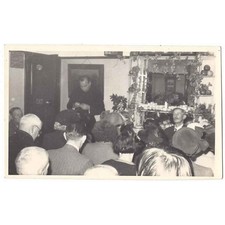 YOXFORD Suffolk, Harvest Festival in the Kings Head Vintage Photograph c1950s
