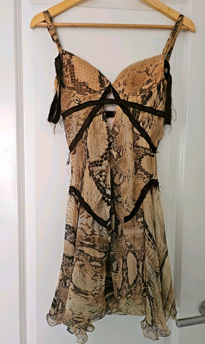 Vintage 2010 just cavalli - just, silk