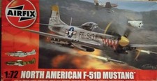 Airfix 1:72 Scale North American F-51D Mustang Plastic Model Kit P-51 Started