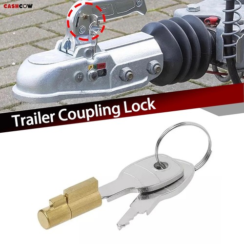 Trailer hitch coupling lock - trailer,