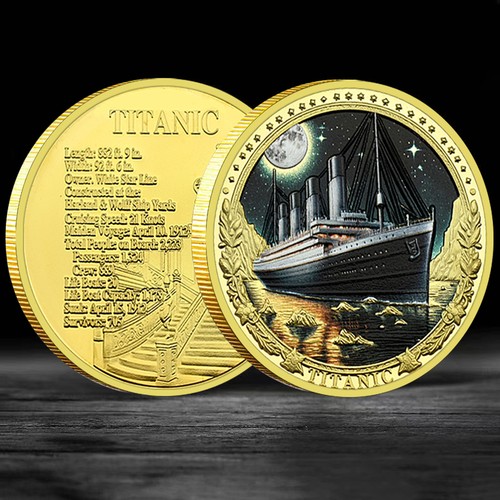 Rms titanic commemorative coin - rms,
