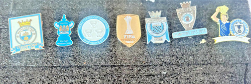 Manchester city badges job lot - city,