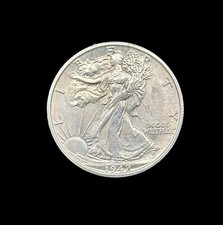 American silver half dollar