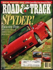 AUGUST 1995 ROAD & TRACK MAGAZINE MITSUBISHI 3000GT VR-4, ACURA 2.5TL, AUDI A4