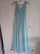 Sage green bridesmaid dress/ occasion dress/ formal wear ball gown size 8