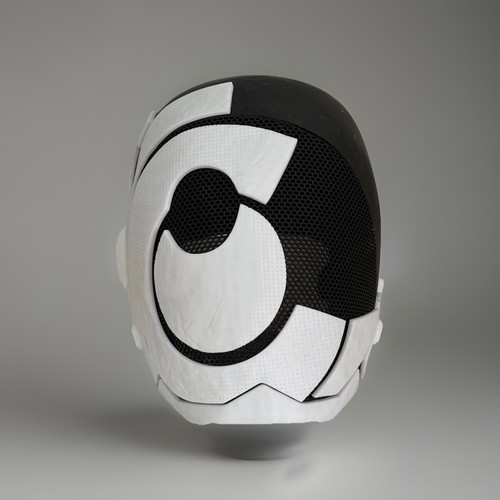 Printed murderbot helmet - printed,