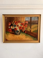 Vintage Still Life Oil