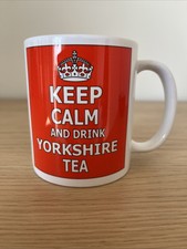 Keep Calm And Drink Yorkshire Tea Mug. 10 cm Tall.