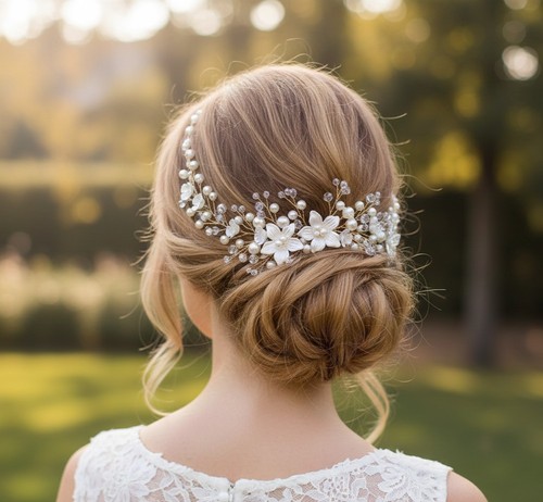 Flower hydrangea bridal - flower, hair