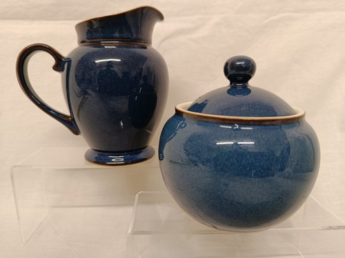 Denby imperial blue creamer - blue,
