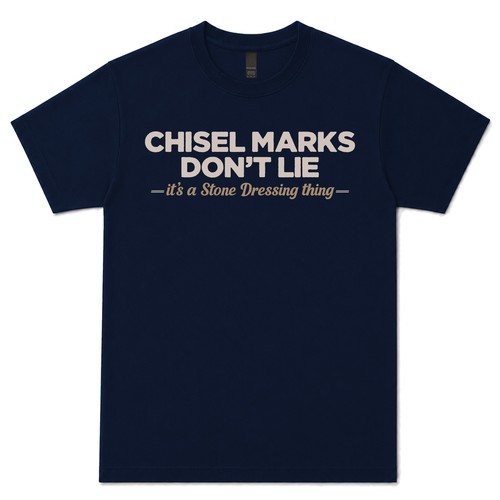 Chisel marks don lie stone - don't,