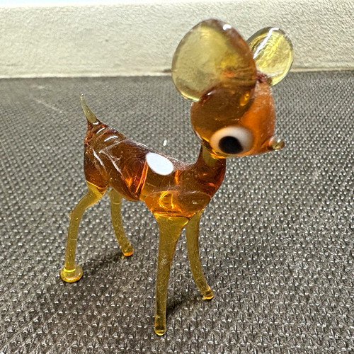 Murano style amber art glass - murano,