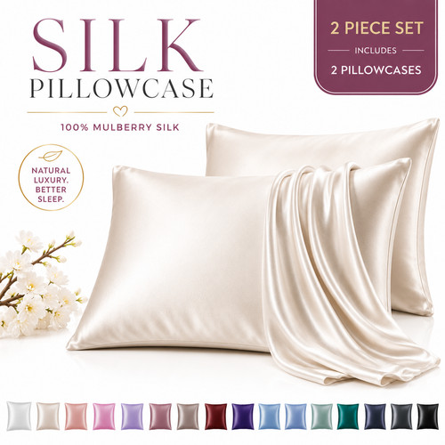 Pack satin silk pillowcase - satin,