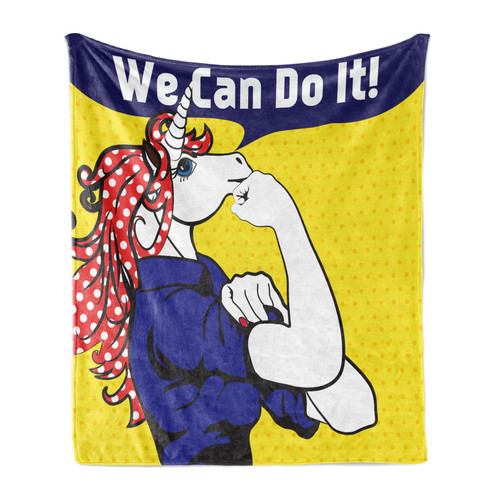 Unicorn soft flannel fleece - unicorn,