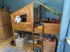 NEXT wooden treehouse bunk bed. Out of production. Collection only. Childrens