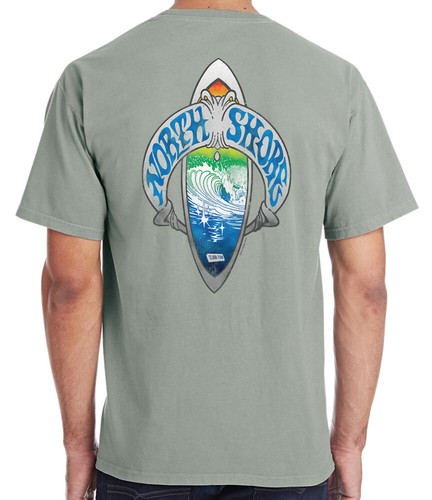 Clark foam north shore - shore, t-shirt