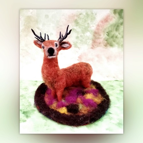 Stag deer heather new - deer, in